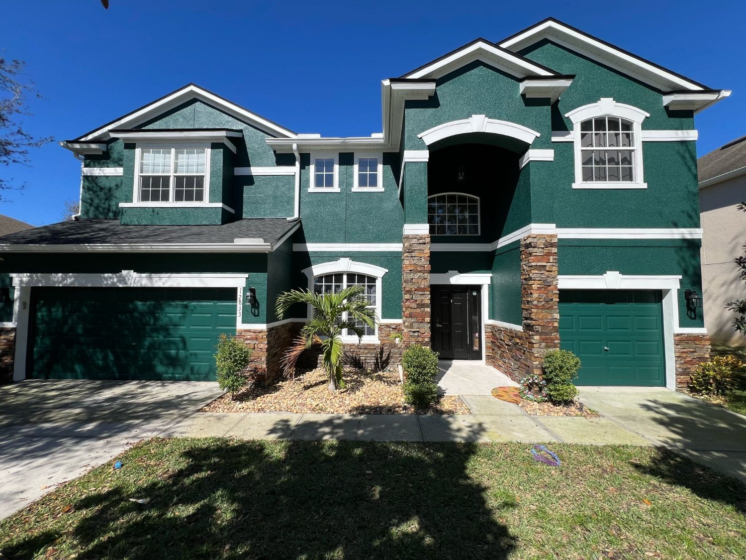 Exterior repaint and trim repair